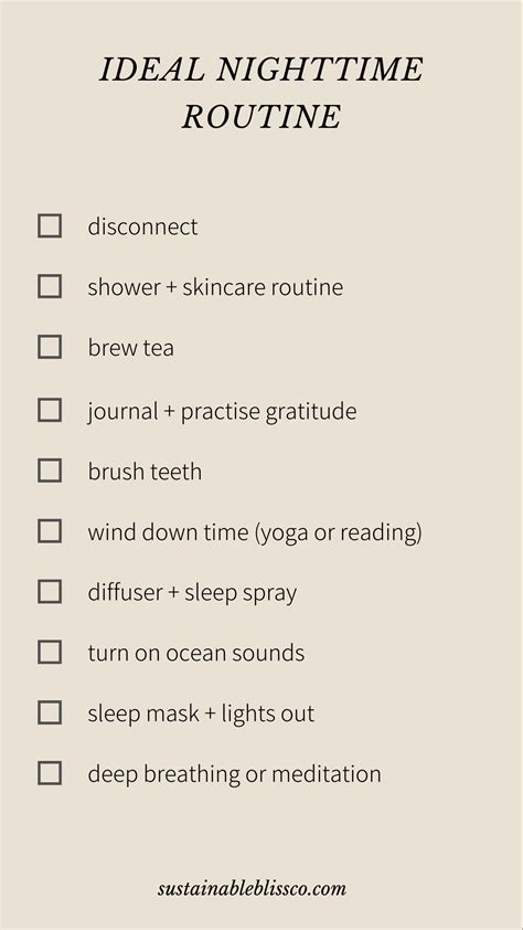 Ideal Nighttime Routine | Mindful Rituals and Routines for Better Sleep ...