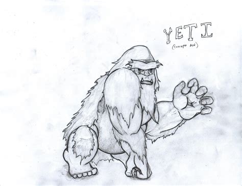 Yeti (Concept Art) Design by OgichiGame on DeviantArt