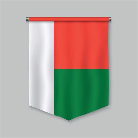 pennant with flag 10971213 Vector Art at Vecteezy