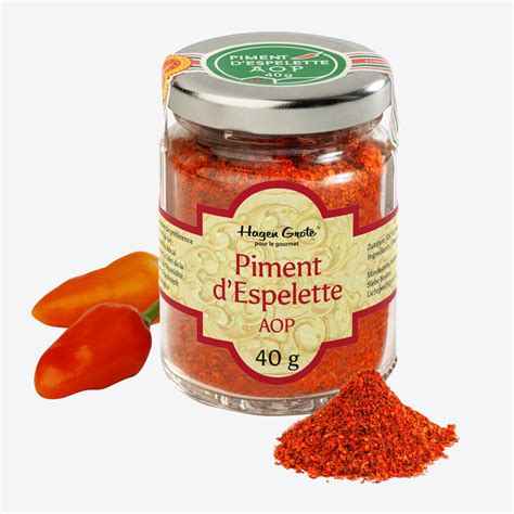 Piment d'Espelette - spécialité de piment - Hagen Grote GmbH