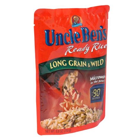 Rice Dishes: Uncle Ben's Ready Rice, Long Grain & Wild Rice, 8.8-Ounce ...