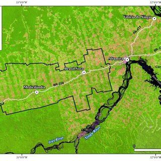 Map of the study area and Belo Monte Dam region. | Download Scientific ...