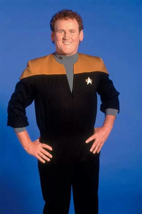 Actor Colm Meaney as Chief Miles O'Brien of Star Trek series The Next ...