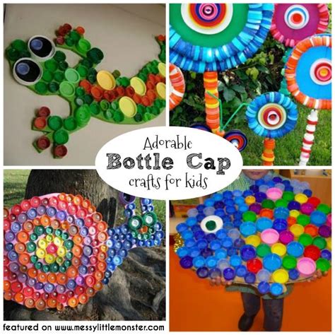 Giant bottle cap crafts for kids. A collection of fun bottle top ideas ...