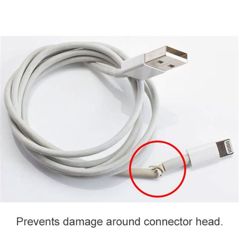 Lightning Cable Protector Clip (White)