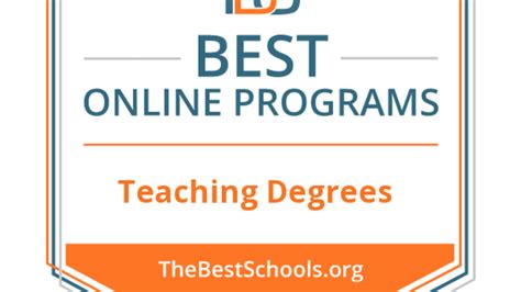 The Best Online Teaching Degrees