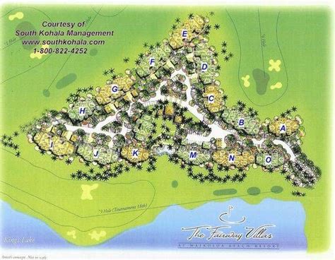 Fairway Villas at Waikoloa Check-In Directions & Maps | Fairway villa, Villa, Map