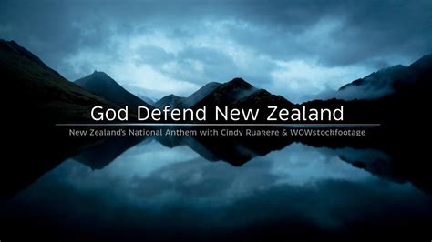 GOD DEFEND NEW ZEALAND - National Anthem of New Zealand - FULL LENGTH ...