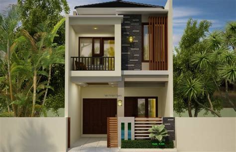 View Desain Rumah Elegan Minimalis 2 Lantai PNG