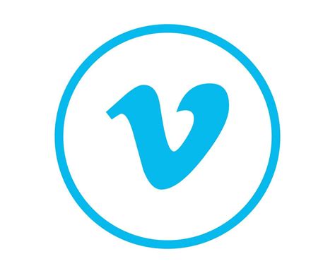 Vimeo social media icon Logo Design Symbol Vector illustration 8385863 ...