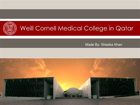 Weill Cornell Medical College in Qatar