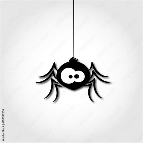 funny spider cartoon Stock Vector | Adobe Stock