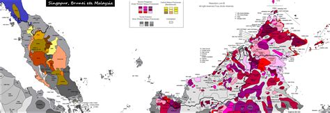Linguistic map of Malaysia (from Muturzikin website) : r/malaysia
