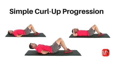 curl up exercise progressions