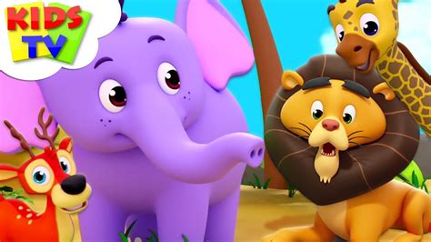 Zoo Song | Super Supremes Cartoons | Kindergarten Nursery Rhymes For ...