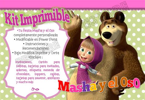 Invitaciones De Cumpleanos De Masha Y El Oso Con Foto Invitaciones De | Images and Photos finder