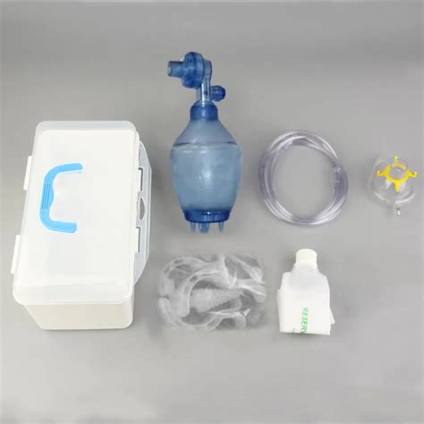 Manual Resuscitator PVC Kid Ambu Bag + Oxygen Tube First Aid kit Oxygen ...