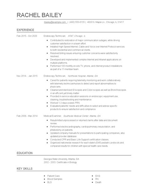 What Does An Endoscopy Technician Do - Zippia