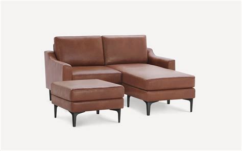 Customize a modern, comfortable, and durable loveseat with chaise lounge. Take advantage of free ...