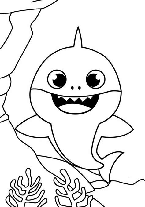 Baby Shark Doo Doo Coloring Pages