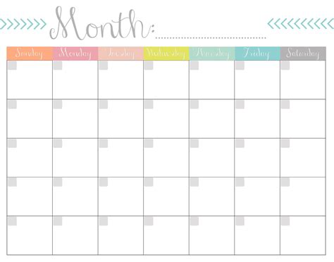 free printable calendar booklet month calendar printable - free ...