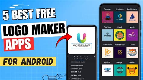 5 Best Free Logo Maker Apps For Android 🔥 | Logo Creator App - YouTube