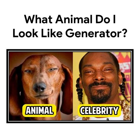 Animal Look ALike Generator: What Animal Do I Look Like?