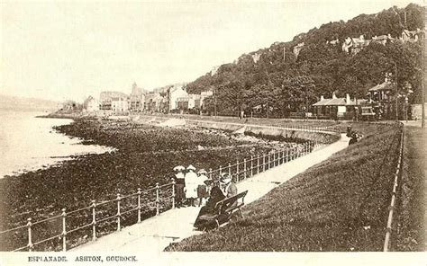 Renfreweshire, Gourock, Ashton Esplanade 1900's | Greenock, Vintage scotland, Gourock