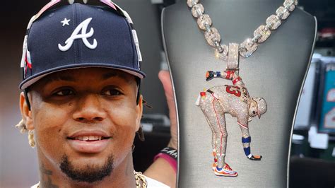 Ronald Acuña Jr.'s All-Star Game Chain Worth $145k In Diamonds!