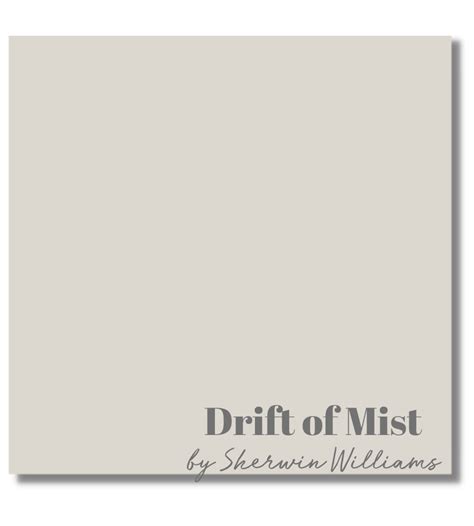 Drift of Mist Sherwin Williams Paint Color Ideas - Nikki's Plate Grey Beige Paint, Grey Paint ...