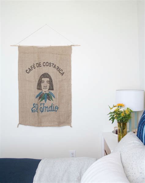 haute coffee: coffee sacks as art - awfully big adventure | Coffee sacks, Cute home decor ...