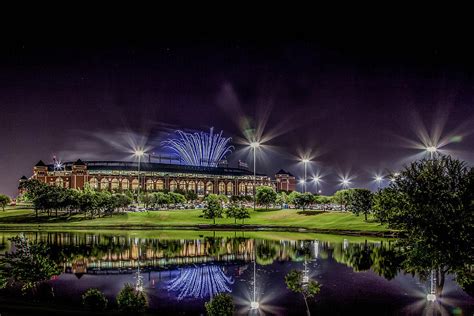 Fireworks at the Ballpark Photograph by Meredith Butterfield - Pixels