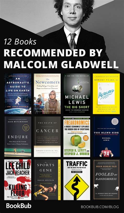 12 Books Recommended by Malcolm Gladwell | Psychology books, Book club ...