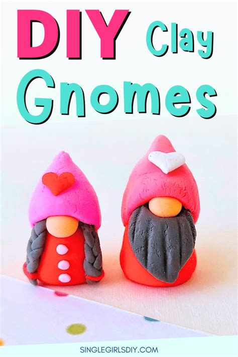 DIY Clay Gnome - Single Girl's DIY