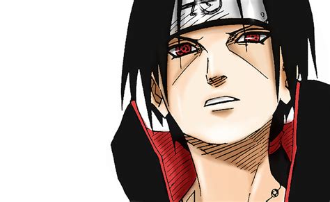 F E R A L - uzumakihime-archive: Itachi Uchiha colored manga...