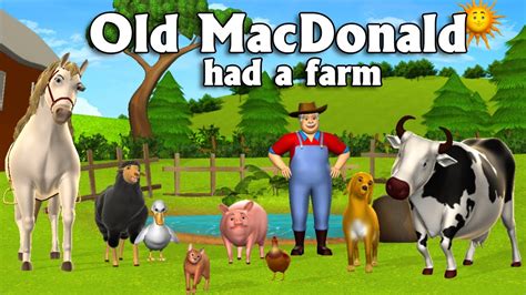 old macdonald had a farm + Kids Songs and Classic Nursery Rhymes + kids ...