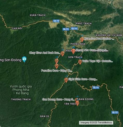 Phong Nha Cave Map