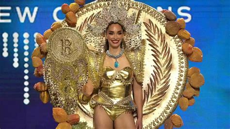 Miss El Salvador wears Bitcoin-themed costume to Miss Universe