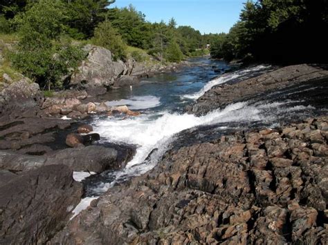 Cataract Falls on Cataract River by Lake Duborne in Blind River, Ontario. | Blind river, Elliot ...