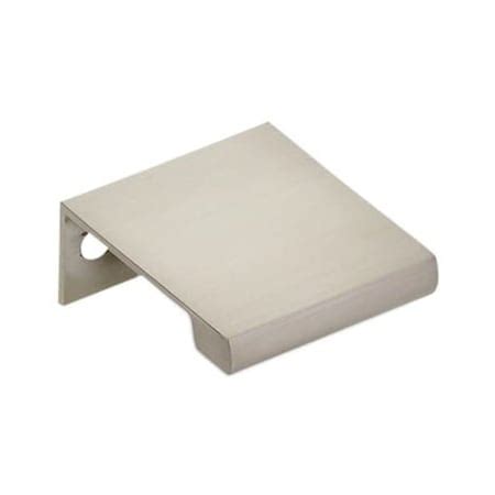 Emtek 87160US15 Satin Nickel Modern Edge 1 Inch Center to Center Finger Cabinet Pull from the ...