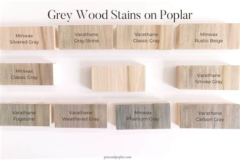 The Best Grey Wood Stains - Tested on 7 types of wood!