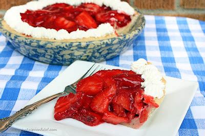 Just a Spoonful of: Strawberry Glaze Pie