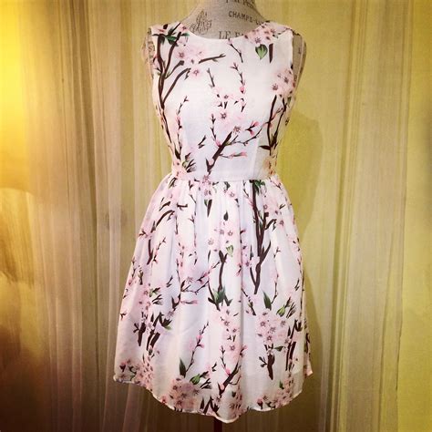 Cherries blossom dress Cherry Blossom Dress, Cherries, Summer Dresses ...