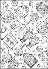 Free & Easy To Print Candy Coloring Pages  coloring sketch template