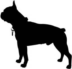 Boston Terrier Silhouette | Free vector silhouettes