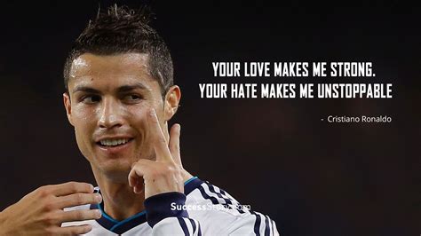 "Your love makes me strong. Your hate makes me unstoppable" | Cristiano ronaldo haircut ...