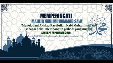 Contoh Spanduk Maulid 2019 - Mantan Jancok