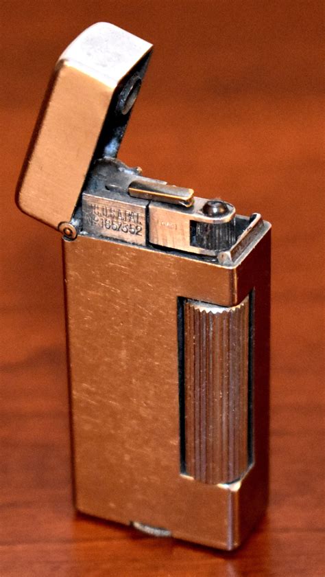 Vintage Dunhill Rollalite Petrol Lighter, Small Rollalite Just Over 2 Inches Tall, Made In ...