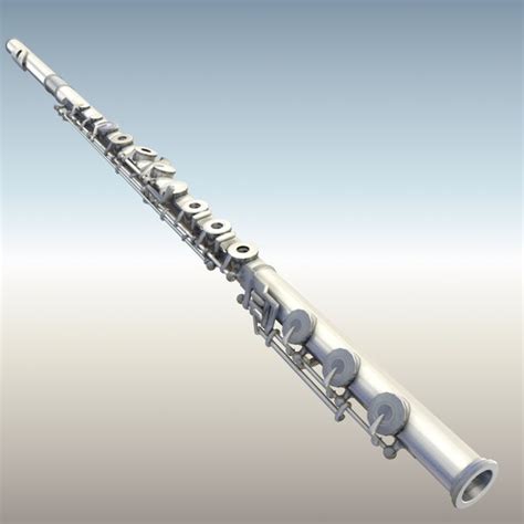 3d flute model