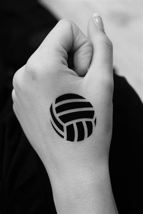 Temp volleyball tattoo that I made for the team! | Volleyball tattoos, Tattoos for guys, Tattoos